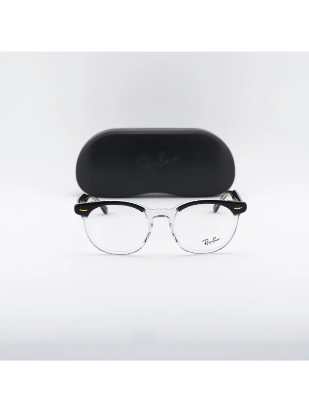 Ray Ban RX5598 2034 Square Eyeglasses 51mm – Black on Transparent